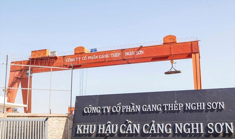 Grúa pórtico de doble viga de la mina Henan y grúa puente de doble viga entregada a Vietnam Yishan i